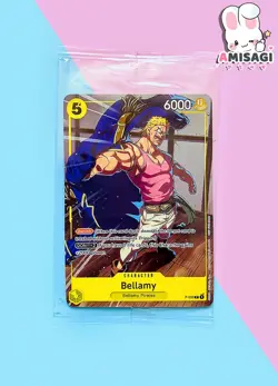 One Piece Card Game - Bellamy P-039 P PROMO Karte TCG Anime Manga ENG NEU - Image 1