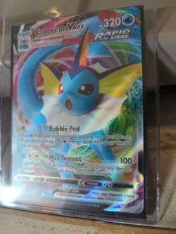 Pokemon TCG Vaporeon VMAX Holo Card 030/203 Evolving Skies Ultra Rare, Near Mint - Image 3