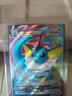 Pokemon TCG Vaporeon VMAX Holo Card 030/203 Evolving Skies Ultra Rare, Near Mint - Image 4