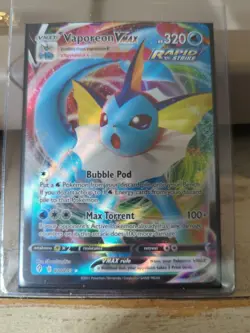 Pokemon TCG Vaporeon VMAX Holo Card 030/203 Evolving Skies Ultra Rare, Near Mint - Image 5