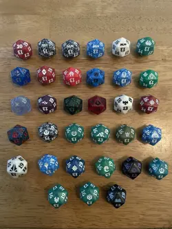 Lot Of 33 MTG Spindown Life Counters Various Sets No Duplicates - Image 2