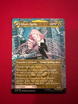 Gwen Stacy Ghost Spider SPM 0209 Borderless Spider-Man MTG - Image 2
