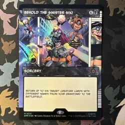 MTG - Spider-Man - Behold the Sinister Six! Borderless Foil - Mythic 0221 - Image 1