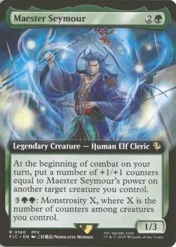MTG Maester Seymour (0160) *Non-Foil* Extended Art Final Fantasy NM/MT Free Ship - Image 1