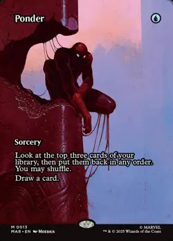 MTG #13 *Mythic* Ponder Marvel's Spider-Man (SPM) NM Card - Image 1