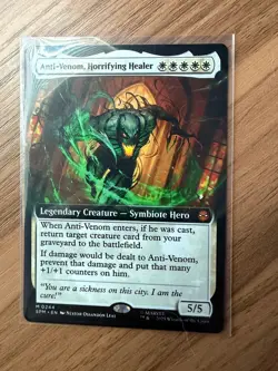 MTG Anti-Venom Horrifying Healer Extended Art | Magic the Gathering | Spiderman - Image 1