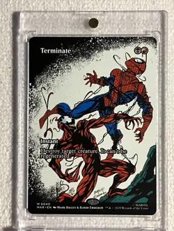Terminate - #40 (Borderless) - MTG: Marvel Universe Spider Man - Regular - NM - Image 1