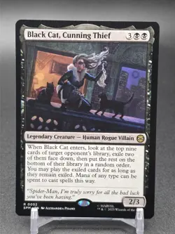 Black Cat, Cunning Thief - 0052 - Marvel's Spider-Man MTG - NM/M English - Image 1