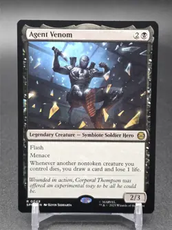MTG Universes Beyond: Spider-man Agent Venom 0049 NM Rare - Image 1