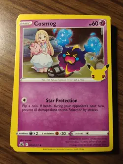 Cosmog 013/025 Celebrations Holo Pokemon 25th Anniversary Celebration - Image 1