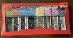Pokemon Prismatic Evolutions Mini Tin 8-pack with Promo Cards - Costco Exclusive - Image 1