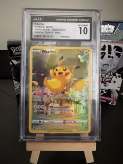 Pokemon CGC 10 GEM MINT - Crown Zenith Galarian Gallery Pikachu GG30/GG70 - Image 3