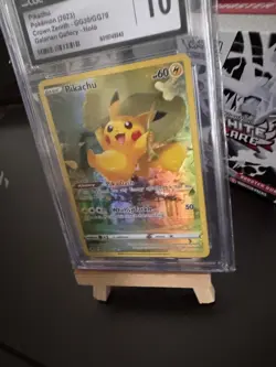 Pokemon CGC 10 GEM MINT - Crown Zenith Galarian Gallery Pikachu GG30/GG70 - Image 4