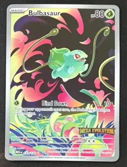 2025 Pokemon Mega Evolutions Bulbasaur Promo 133 Illustration Rare NM - Image 1