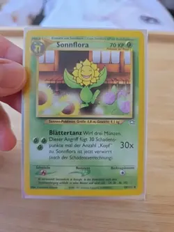 Sonnflora 1. Edition 50/111 Neo Genesis deutsch Pokemon Karten NM - Image 2