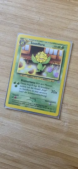 Sonnflora 1. Edition 50/111 Neo Genesis deutsch Pokemon Karten NM - Image 4