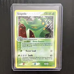 2005 POKEMON TCG SCEPTILE EX EMERALD HOLO 10/106 LP - Image 1