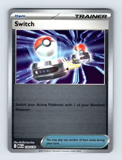 Switch Reverse Holo Mega Evolutions 130/132 Pokemon TCG Near Mint Never Played - Image 1
