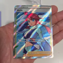 Skyla 072/072 Pokemon Shining Fates Full Art Trainer Ultra Rare - Image 2
