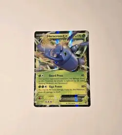 Pokemon Heracross EX 4/111 Furious Fists Holo Ultra Rare LP - Image 1
