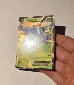 Pokemon Heracross EX 4/111 Furious Fists Holo Ultra Rare LP - Image 3