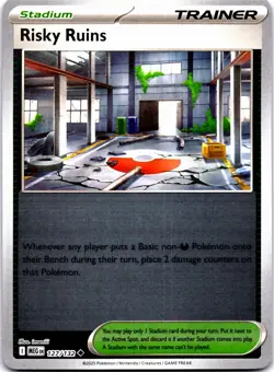 Pokemon - Risky Ruins 127/132 - Reverse Holo - Mega Evolution - NM/M - Image 1