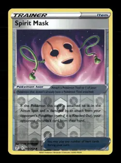 Spirit Mask Reverse Holo Uncommon SWSH07: Evolving Skies 160/203 LP Pokemon LP - Image 1