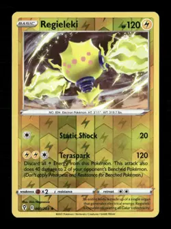 Regieleki Reverse Holo Holo Rare SWSH07: Evolving Skies 060/203 LP Pokemon LP - Image 1