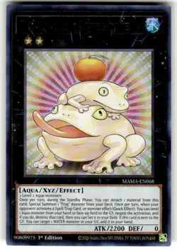 *** TOADALLY AWESOME *** ULTRA RARE MAMA-EN068 1ST EDITION (NM) YUGIOH! - Image 1