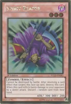 PGLD-EN083 Spirit Reaper Gold Rare 1st Edition Near Mint YuGiOh TCG - Image 1