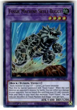 Yugioh! Fossil Machine Skull Buggy - GFP2-EN021 - Ultra Rare - 1st Edition NM - Image 1