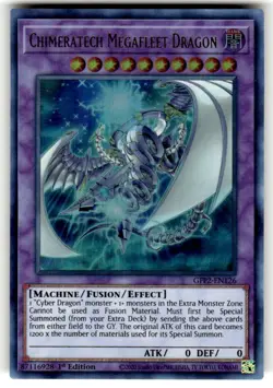 Yugioh! Chimeratech Megafleet Dragon - GFP2-EN126 - Ultra Rare - 1st Edition NM - Image 1