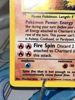 Pokemon TCG Charizard Holo Rare Card Base Set, 4/102, WOTC 1999 Vintage - Image 5