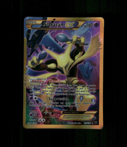 Custom HOLO ALAKAZAM Card ALAKAZAM Ex READ DESCRIPTION BELOW - Image 1
