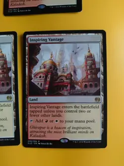 Inspiring Vantage playset. Kaladesh Rare Land MTG 4 Card. Read Description. - Image 2