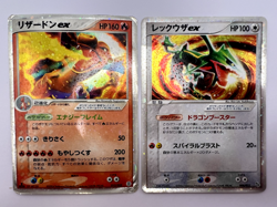 Pokemon Card Charizard ex 012/052 Rayquaza ex 008/015 2-Set Holo Japanese - Image 1