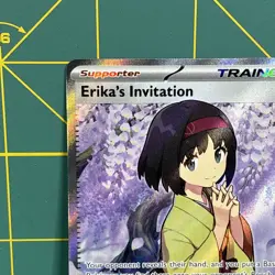 Pokemon Card Erika's Invitation 196/165 Sv Scarlet & Violet 151 Holo Full Art - Image 3