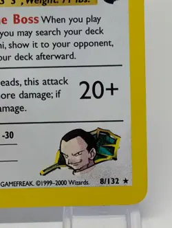 Giovanni's Persian 8/132 Gym Challenge 2000 Holo Rare WOTC Pokemon Card TCG - Image 5