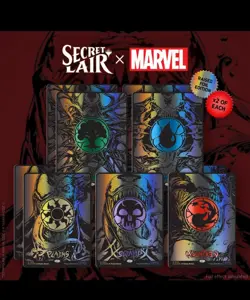 Secret Lair x Marvel's Spider-Man: Mana Symbiote Raised Foil Edition - Image 1