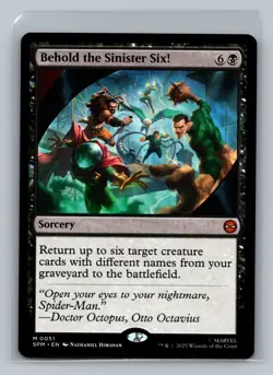 2025 MTG Marvel Spider-Man Behold the Sinister Six! 0051 M - Image 1