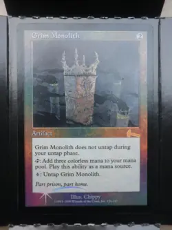 mtg magic grim monolith FOIL urza's legacy ENGLISH NEAR MINT no shipping to USA - Image 1