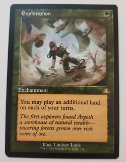 1x Exploration Retro Frame Dominaria Remastered MTG Magic the Gathering NM - Image 1