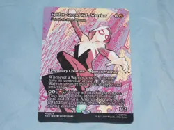 MTG Borderless Alt. Art Spider-Gwen, Web-Warrior x1 Mythic Spider-Man NM Low S&H - Image 1