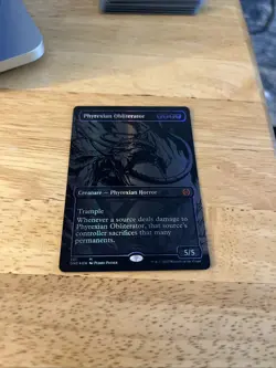 Phyrexian Obliterator (Oil Slick Raised Foil) Phyrexia: All Will Be One Foil - Image 1