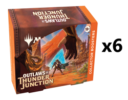 SEALED CASE! 6x Collector Booster Box Outlaws of Thunder Junction OTJ MTG - Image 1