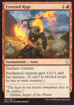 4X FRENZIED RAGE 124/269 DOMINARIA MTG MAGIC NM X4 - Image 1