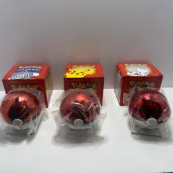 1999 Burger King 23k Gold Plated Pokemon Lot Of 3 Poliwhirl, Mewtwo, Pikachu - Image 2