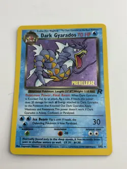 Dark Gyarados (Prerelease) 08/82 Wotc Promo Holo Pokemon NM - Image 5