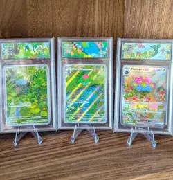 Cartes Pokemon Bulbizarre/Herbizarre/Florizarre 151 FR Gradee 9.5 Collect Aura - Image 1
