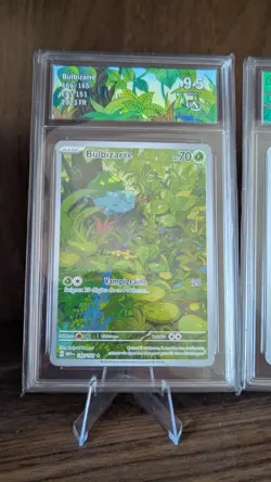 Cartes Pokemon Bulbizarre/Herbizarre/Florizarre 151 FR Gradee 9.5 Collect Aura - Image 4